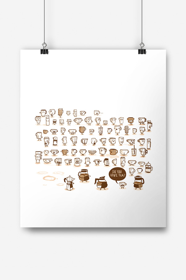Threadless Coffee illustration