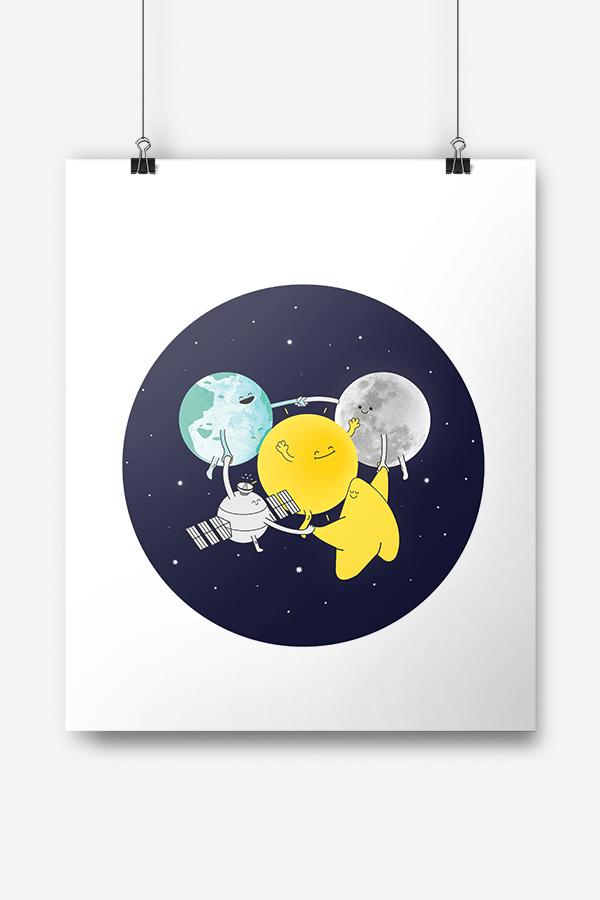 Threadless Ring Around the Sun illustration